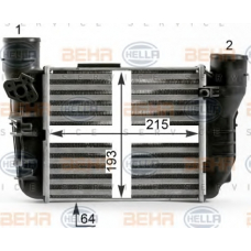 8ML 376 900-371 HELLA Интеркулер