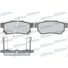 AC058507D AC Delco Комплект тормозных колодок, дисковый тормоз