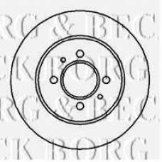 BBD5101 BORG & BECK Тормозной диск