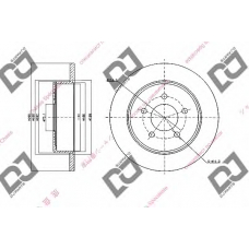 BD1642 DJ PARTS Тормозной диск