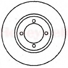 561165B BENDIX Тормозной диск