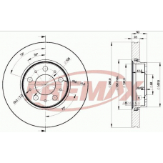 BD-4046 FREMAX Тормозной диск