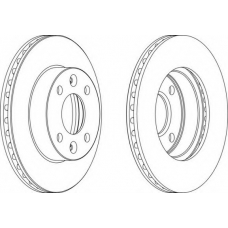 DDF1521-1 FERODO Тормозной диск