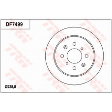 DF7499 TRW Тормозной диск
