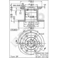 BS 7415 BRECO Тормозной диск