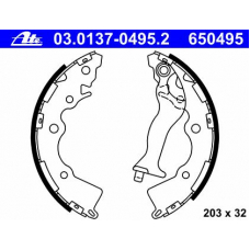 03.0137-0495.2 ATE Комплект тормозных колодок