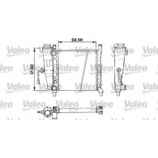 811386 VALEO Радиатор, охлаждение двигателя