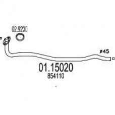 01.15020 MTS Труба выхлопного газа