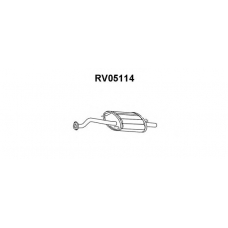 RV05114 VENEPORTE Глушитель выхлопных газов конечный