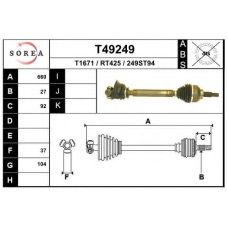 T49249 EAI Приводной вал