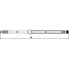 HOS3618 APEC Тормозной шланг