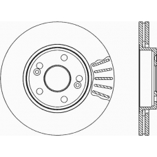 BDA1816.20 OPEN PARTS Тормозной диск