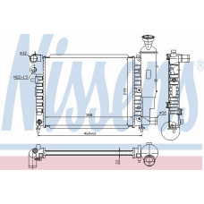 61358 NISSENS Радиатор, охлаждение двигателя