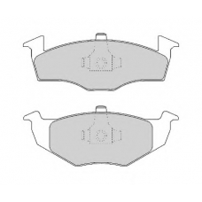 FD6770A NECTO Комплект тормозных колодок, дисковый тормоз