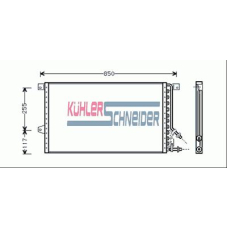 1820121 KUHLER SCHNEIDER Конденсатор, кондиционер