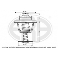 350212 ERA Термостат, охлаждающая жидкость