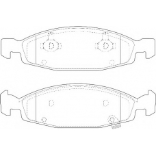 WBP23336A WAGNER LOCKHEED Комплект тормозных колодок, дисковый тормоз