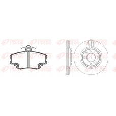 8141.06 REMSA Комплект тормозов, дисковый тормозной механизм
