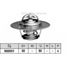 7.8465S FACET Термостат, охлаждающая жидкость