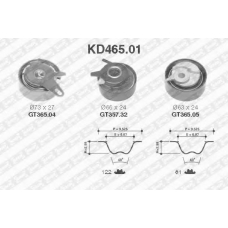 KD465.01 SNR Комплект ремня грм