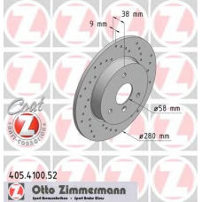 405.4100.52 ZIMMERMANN Тормозной диск