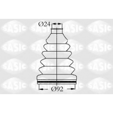9004725 SASIC Комплект пылника, приводной вал