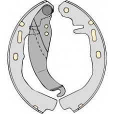 K620551 MGA Комплект тормозов, барабанный тормозной механизм