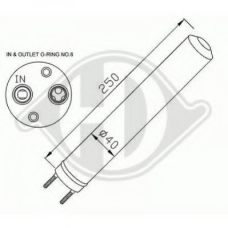 8692501 DIEDERICHS Осушитель, кондиционер