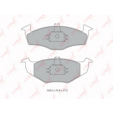 BD-8008 LYNX Bd8008 тормозные колодки дисковые lynx