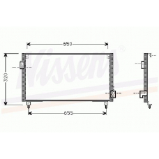 94365 NISSENS Конденсатор, кондиционер