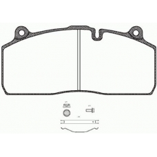 JSX 21316.80 ROADHOUSE Комплект тормозных колодок, дисковый тормоз