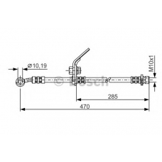 1 987 481 329 BOSCH Тормозной шланг