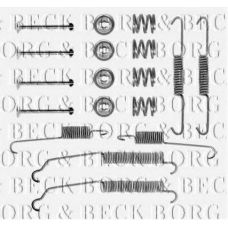 BBK6078 BORG & BECK Комплектующие, колодки дискового тормоза