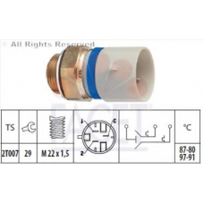 7.5701 FACET Термовыключатель, вентилятор радиатора