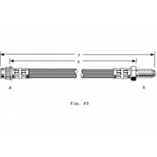PHB287 TRW Тормозной шланг