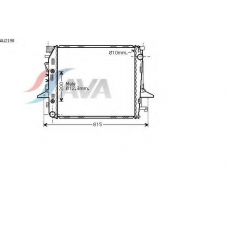 AU2198 AVA Радиатор, охлаждение двигателя