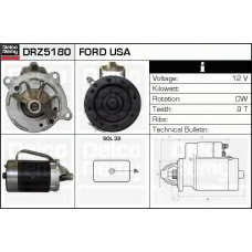 DRZ5180 DELCO REMY Стартер