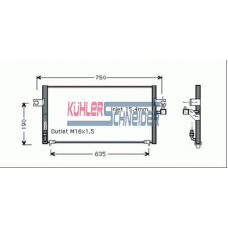 1620101 KUHLER SCHNEIDER Конденсатор, кондиционер