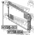 HYSB-004 FEBEST Подвеска, радиатор