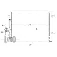 052-016-0011 LORO Конденсатор, кондиционер