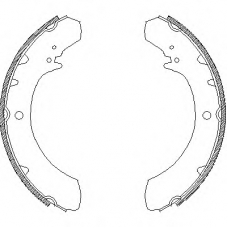 4353.00 ROADHOUSE Комплект тормозных колодок
