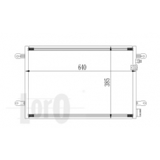 053-016-0026 LORO Конденсатор, кондиционер
