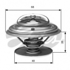 TH32882G1 GATES Термостат, охлаждающая жидкость