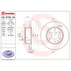 BS 7693 BRECO Тормозной диск