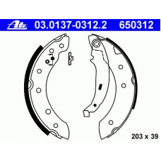 03.0137-0312.2 ATE Комплект тормозных колодок