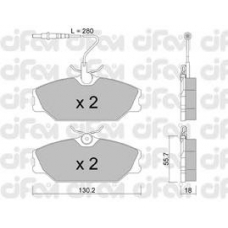 822-142-0 CIFAM Комплект тормозных колодок, дисковый тормоз