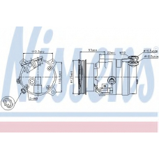 89106 NISSENS Компрессор, кондиционер