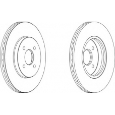 DDF1195C FERODO Тормозной диск