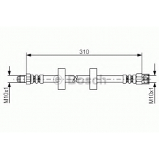 1 987 476 217 BOSCH Тормозной шланг