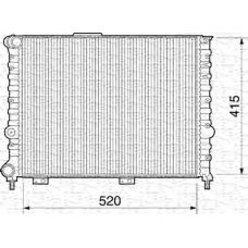 350213230040 MAGNETI MARELLI Радиатор, охлаждение двигател